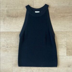 Wilfred S Black Sleeveless Women's Top